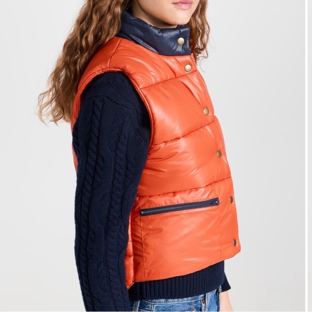Clare V Emile Coloblock Vest - Picture 8 of 11